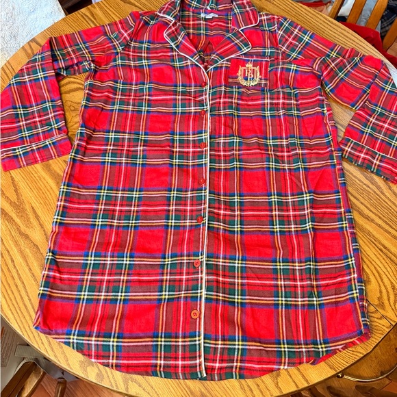 Posh Peanut Other - Posh Peanut Red Plaid Nightgown